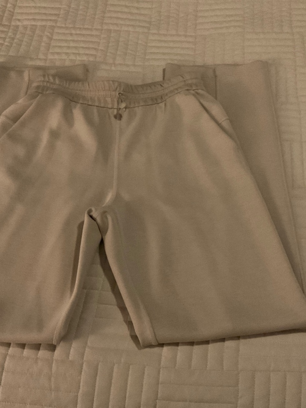 lululemon drawstring tan pant - size 4